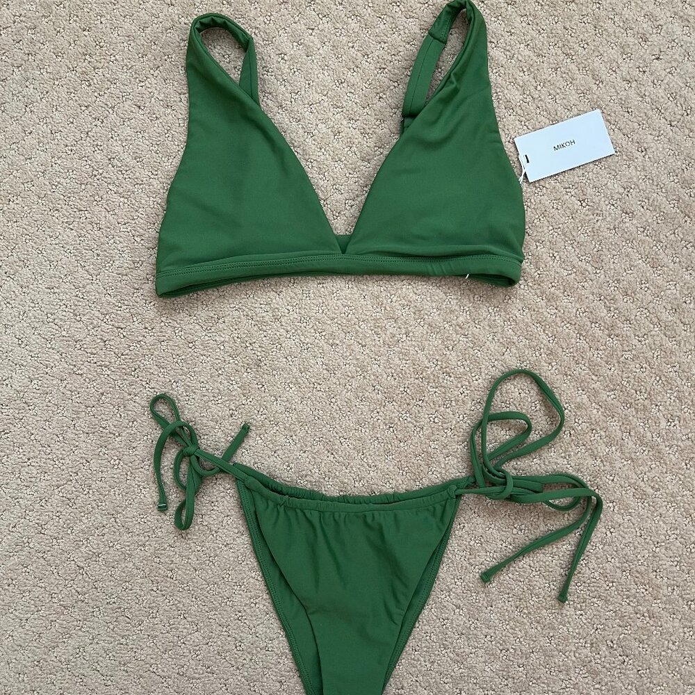 MIKOH Swim Green Bikini